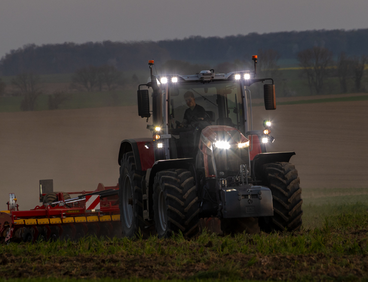 Led lights turn night into day